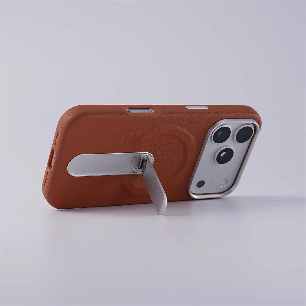 PHONEYOQ ROTATION KICKSTAND LEATHER